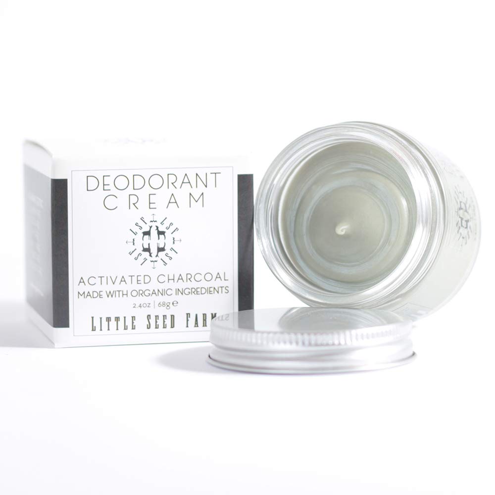 Little Seed Farm All Natural Deodorant Cream - Grapefruit Lemon - Aluminum Free Deodorant for Women or Men, Net Wt. 2.4oz | 68g