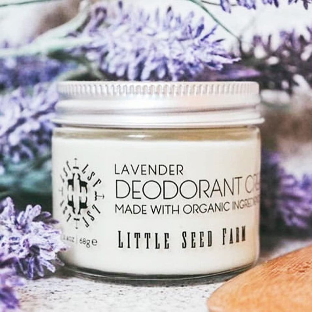 Little Seed Farm All Natural Deodorant Cream - Grapefruit Lemon - Aluminum Free Deodorant for Women or Men, Net Wt. 2.4oz | 68g