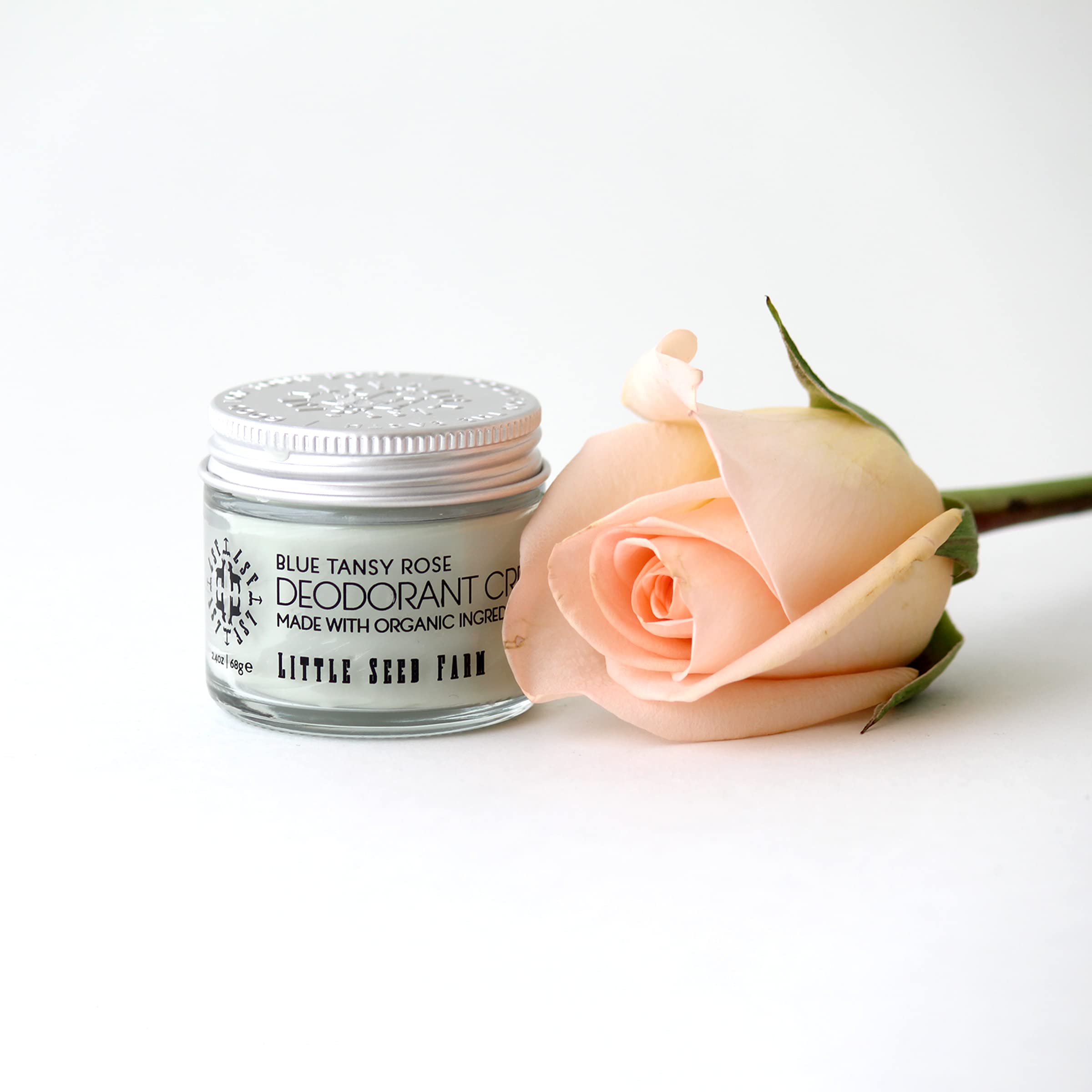 Little Seed Farm All Natural Deodorant Cream - Grapefruit Lemon - Aluminum Free Deodorant for Women or Men, Net Wt. 2.4oz | 68g