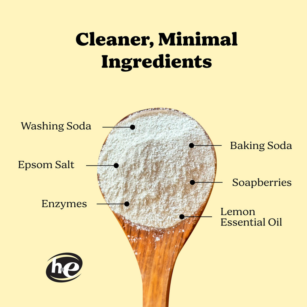 Pronounce Laundry Detergent Powder Alternative | Cleaner Ingredients. Safer for Sensitive Skin. Stain + Smell Fighting. With Essential Oils. HE Safe (Lavender, 120 Loads).