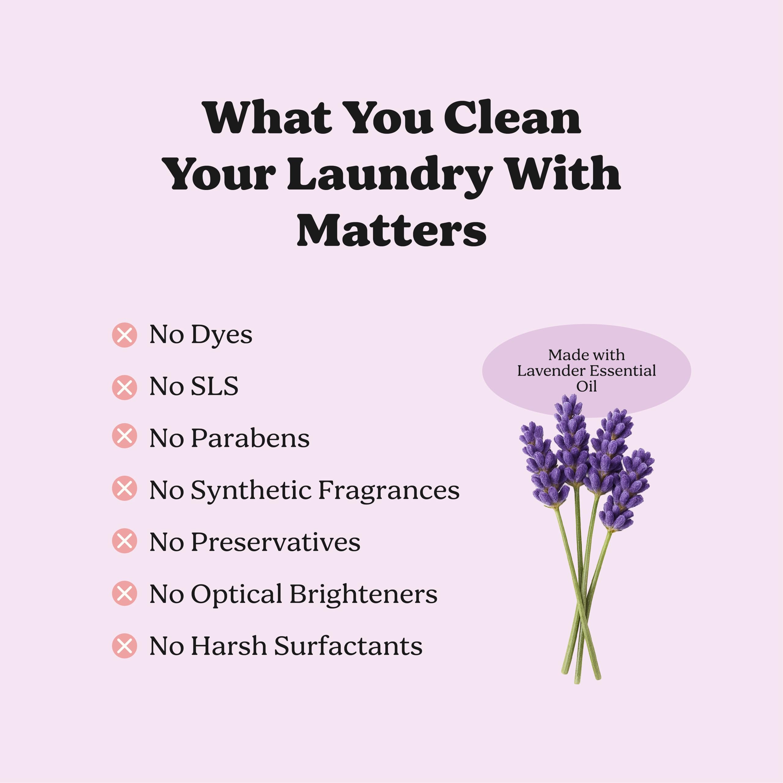 Pronounce Laundry Detergent Powder Alternative | Cleaner Ingredients. Safer for Sensitive Skin. Stain + Smell Fighting. With Essential Oils. HE Safe (Lavender, 120 Loads).