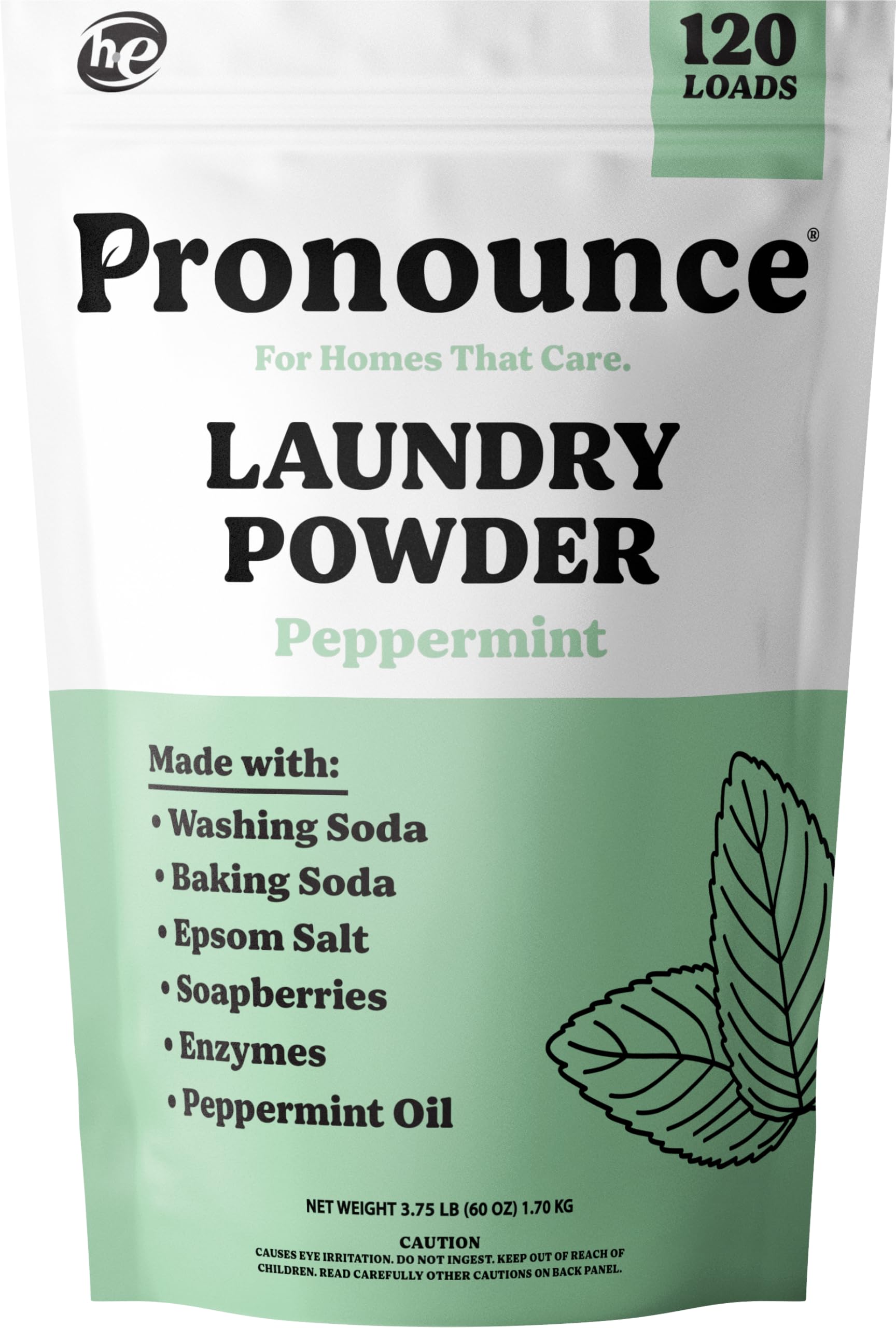 Pronounce Laundry Detergent Powder Alternative | Cleaner Ingredients. Safer for Sensitive Skin. Stain + Smell Fighting. With Essential Oils. HE Safe (Lavender, 120 Loads).
