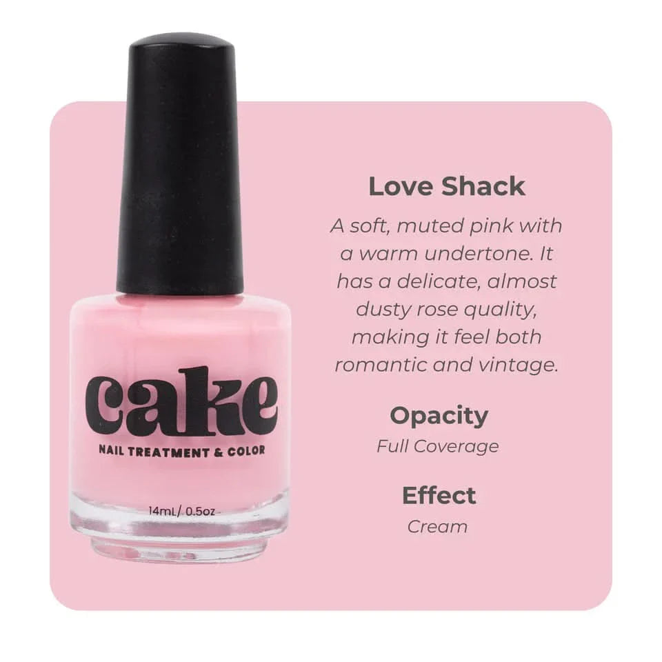 CAKE Nail Strengthening Polish - Love Shack