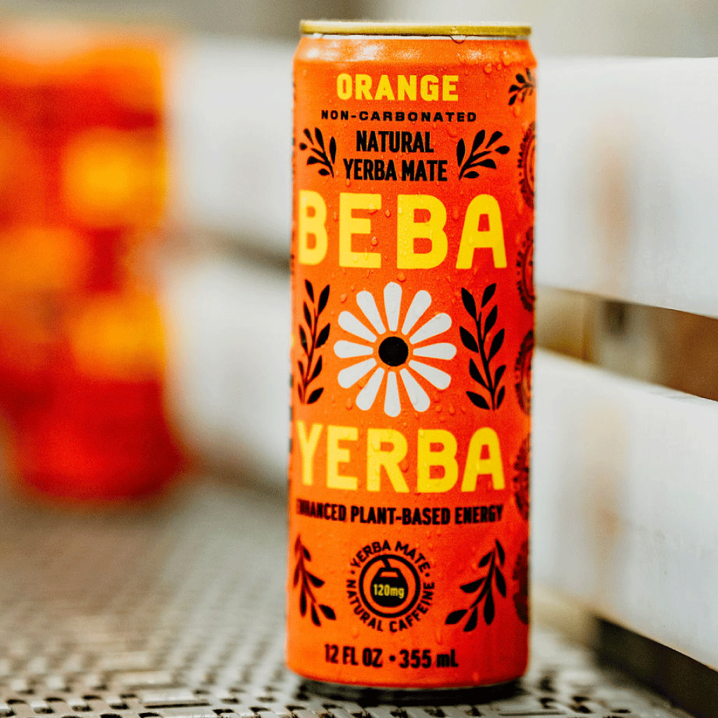 BEBA YERBA - ORANGE FLAVOR (12 cans)