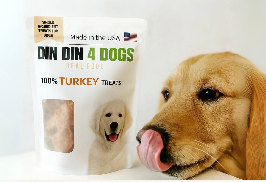 Turkey Dog Treats, 5 Ounce Bag, Single Ingredient, High Protein