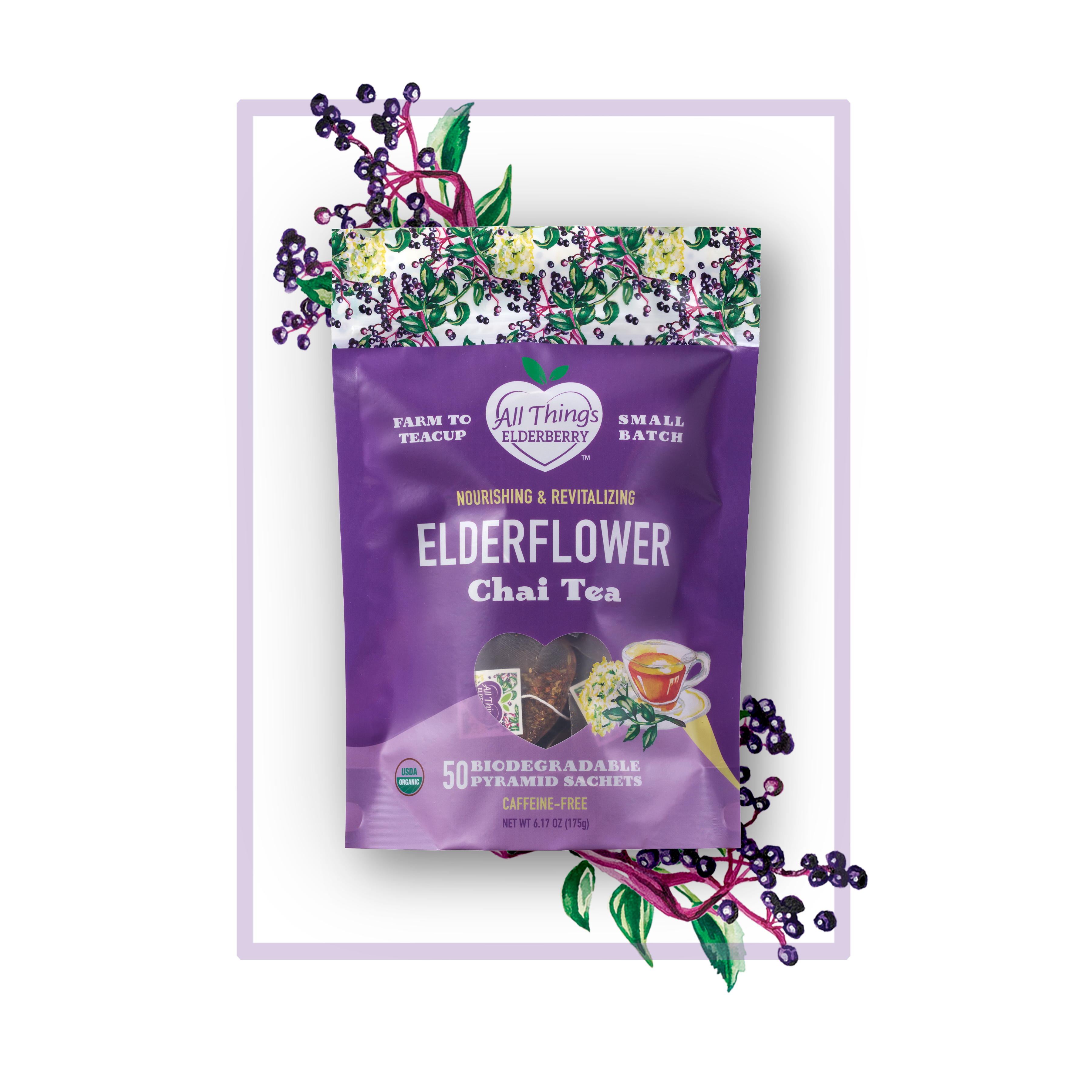 Elderflower Chai Herbal Tea