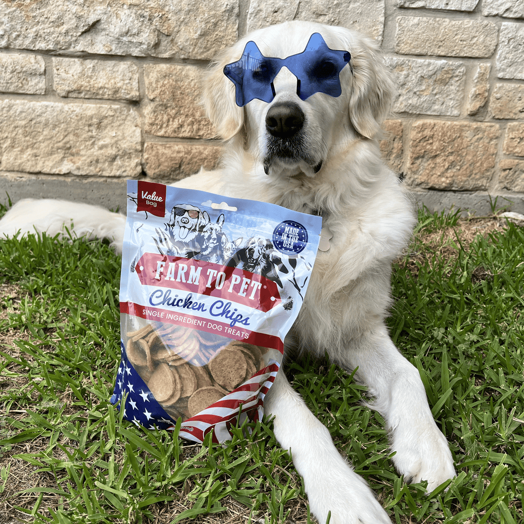 Americana Chicken Chips USA-made dog treats