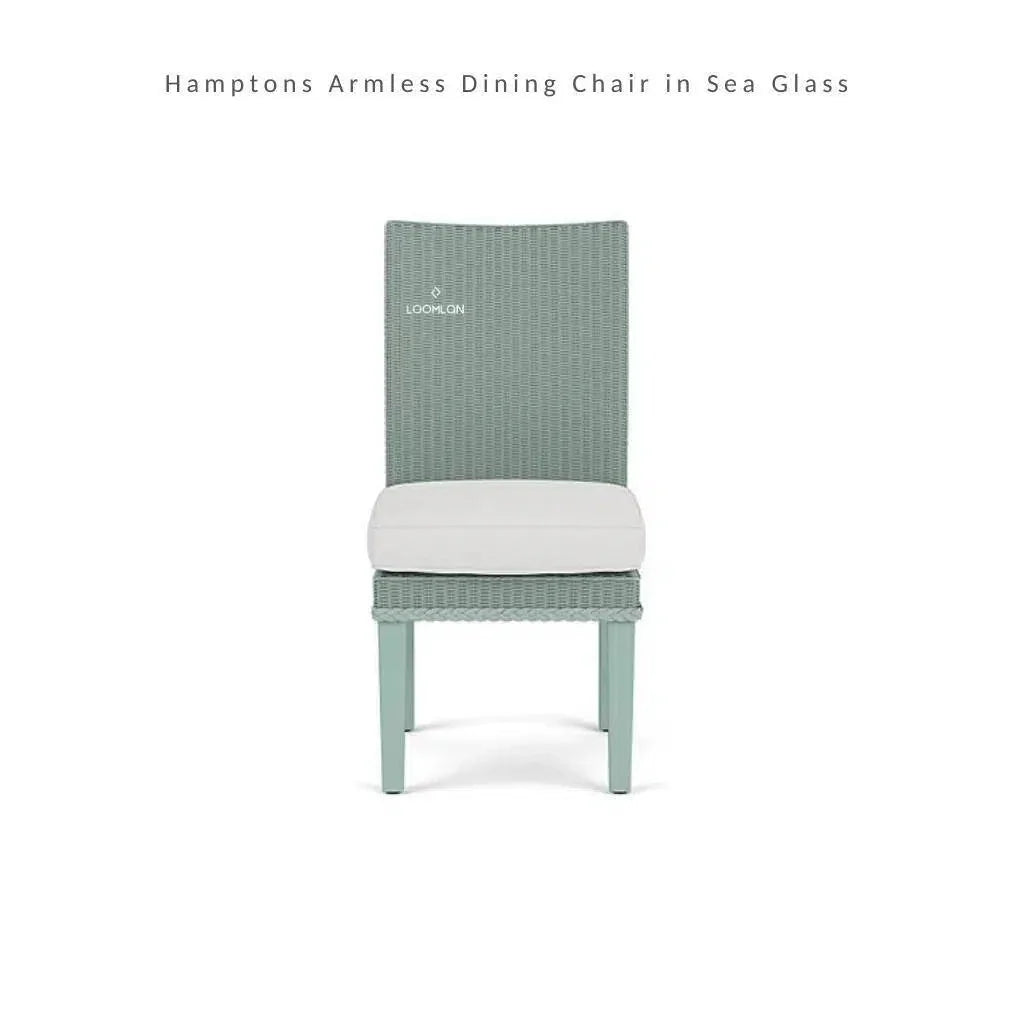 Hamptons Outdoor Wicker Dining Table Set 6PC