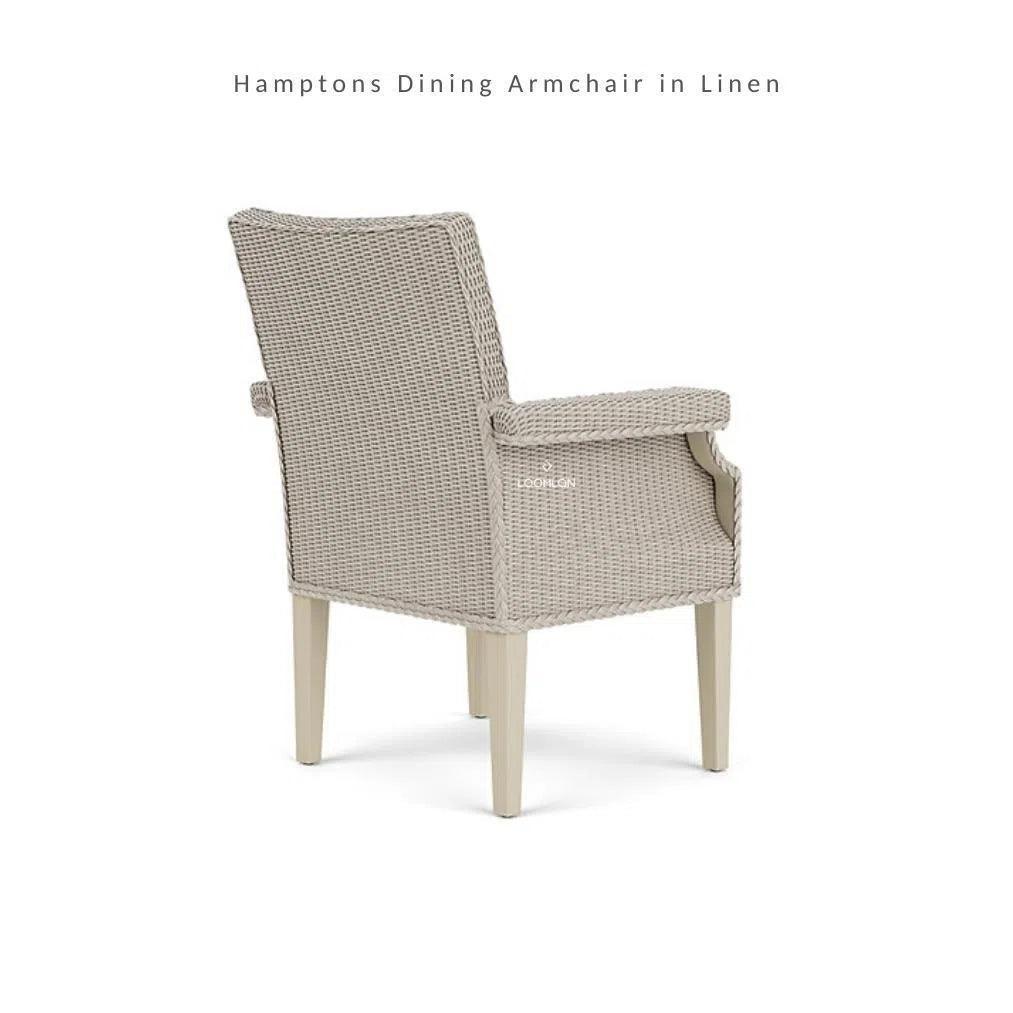 Hamptons Outdoor Wicker Dining Table Set 6PC