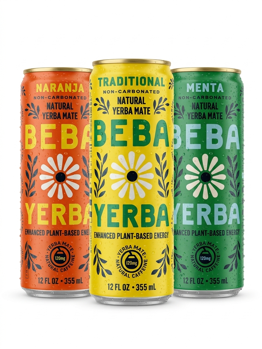 BEBA YERBA - MINT FLAVOR (12 cans)