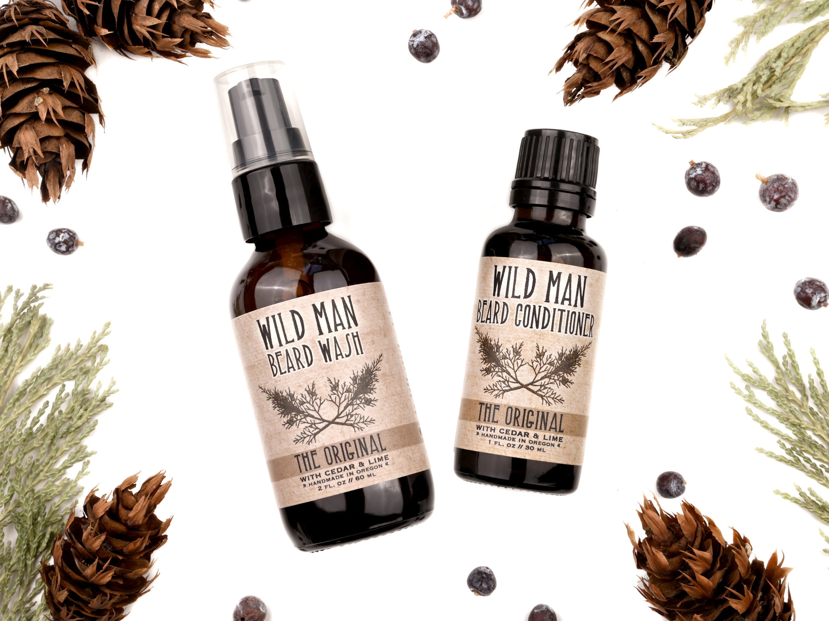 Wild Man Two-Piece Beard Grooming Gift Set