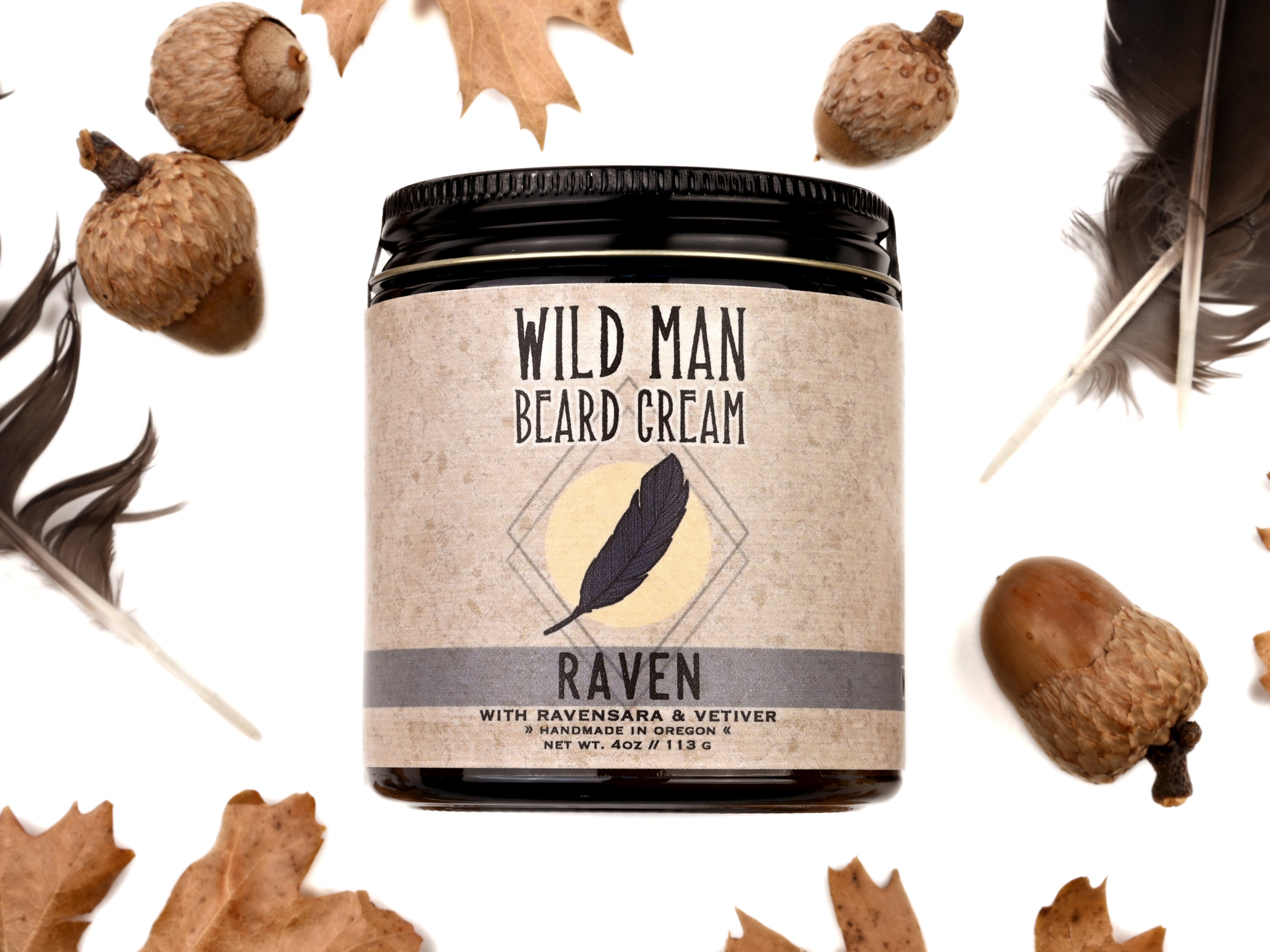 Wild Man Beard Cream - Raven